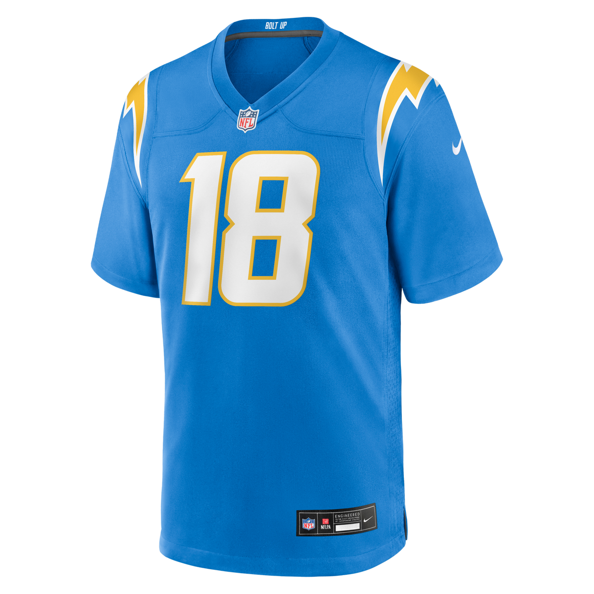 Los Angeles Chargers Charlie Joiner Powder Blue Game Retired Player Jersey