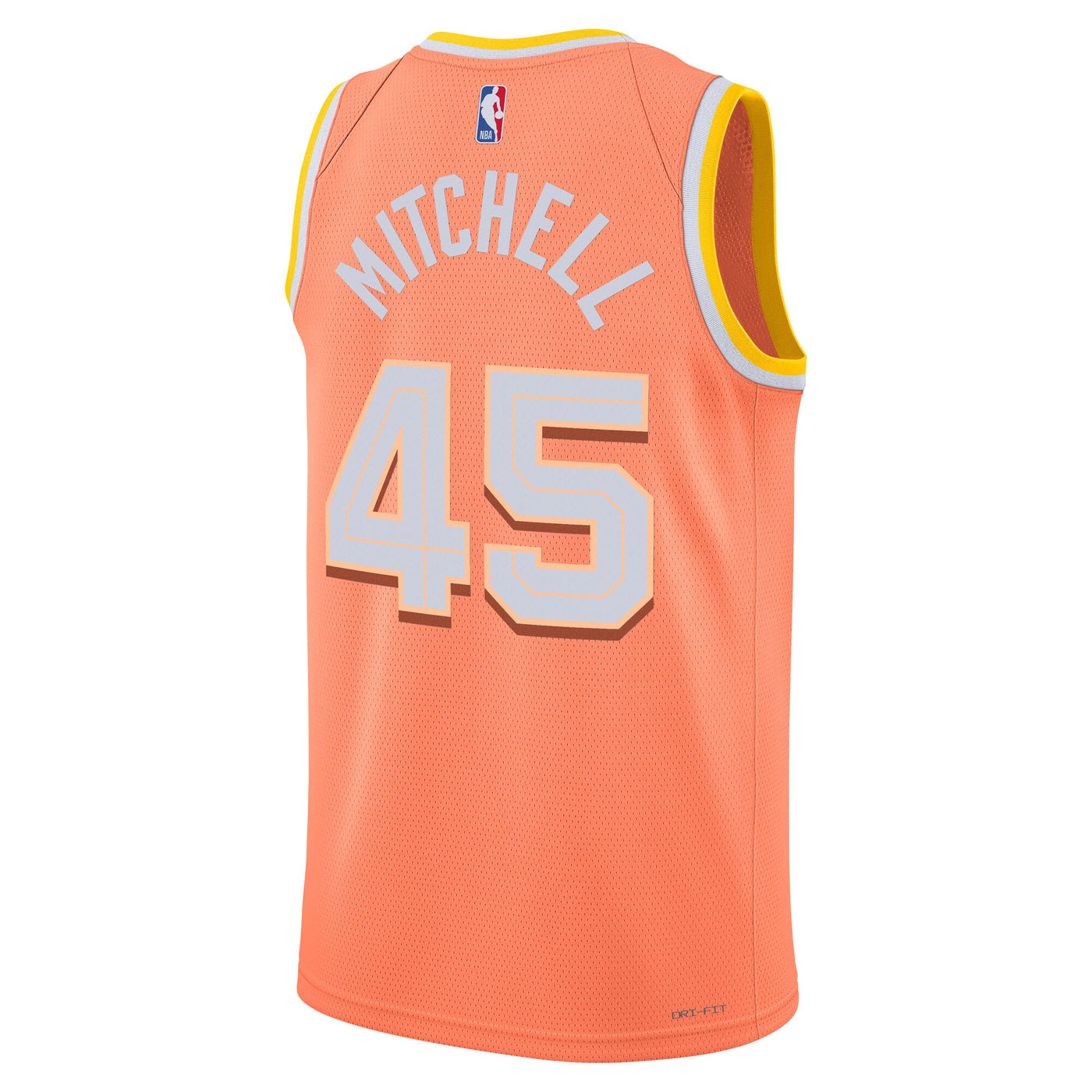 Cleveland Cavaliers Nike 2025/26 City Edition Swingman Jersey - Orange - Donovan Mitchell