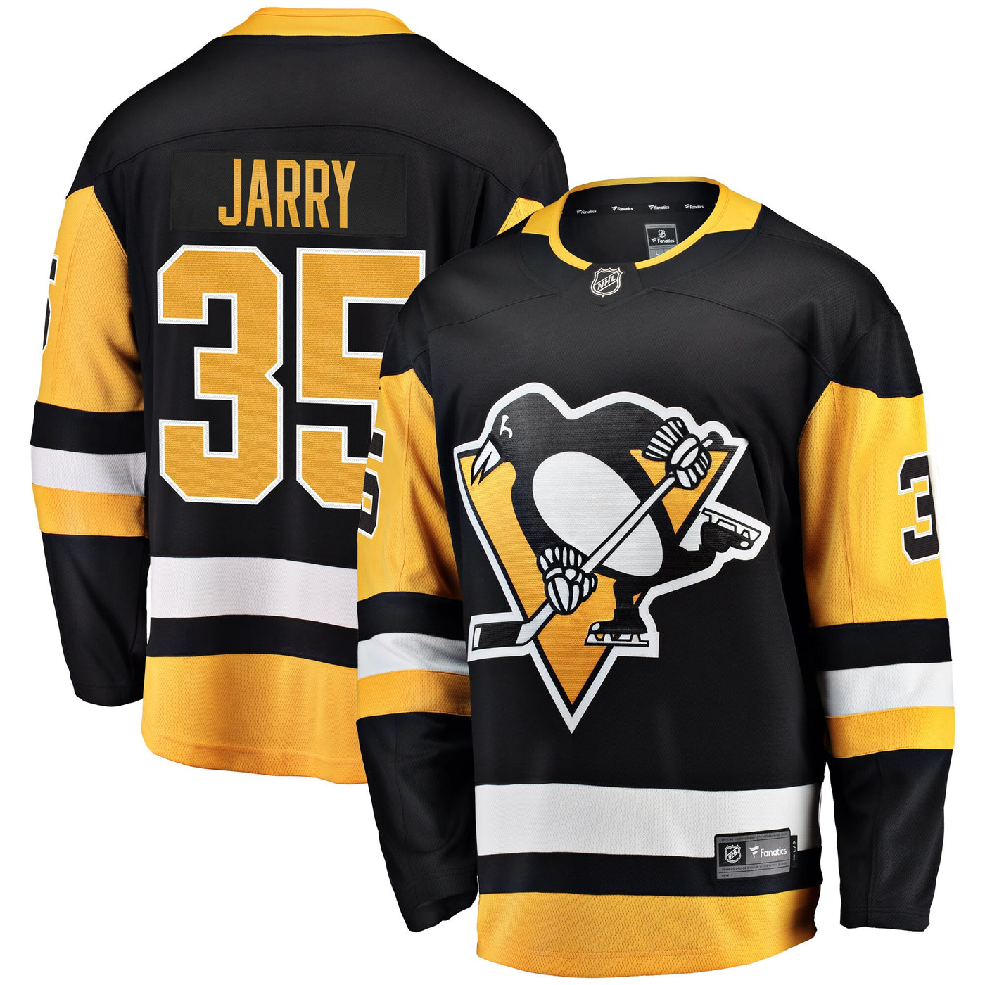 Pittsburgh Penguins Tristan Jarry Fanatics Black Home Breakaway Player Jersey