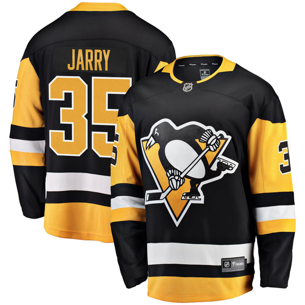 Pittsburgh Penguins Tristan Jarry Fanatics Black Home Breakaway Player Jersey