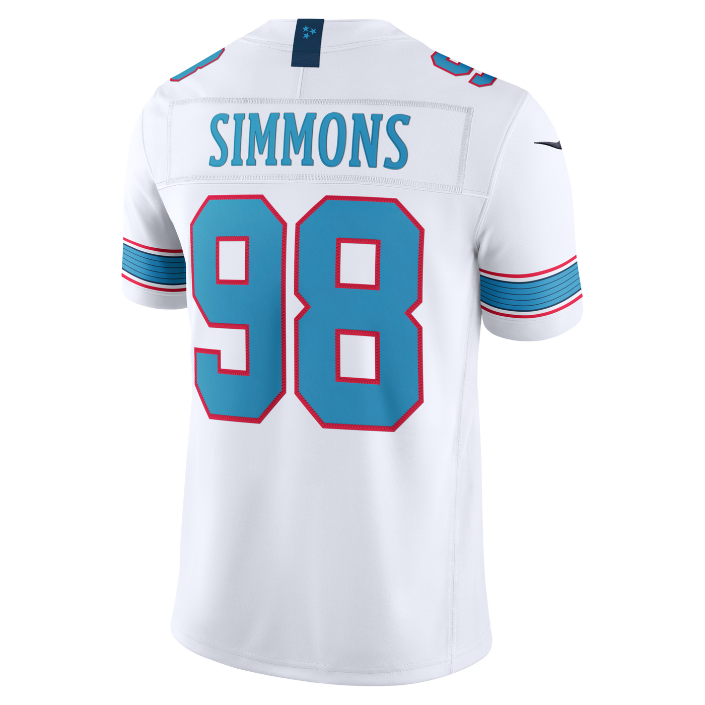 Tennessee Titans Jeffery Simmons Nike White Vapor F.U.S.E. Stitched Limited Jersey