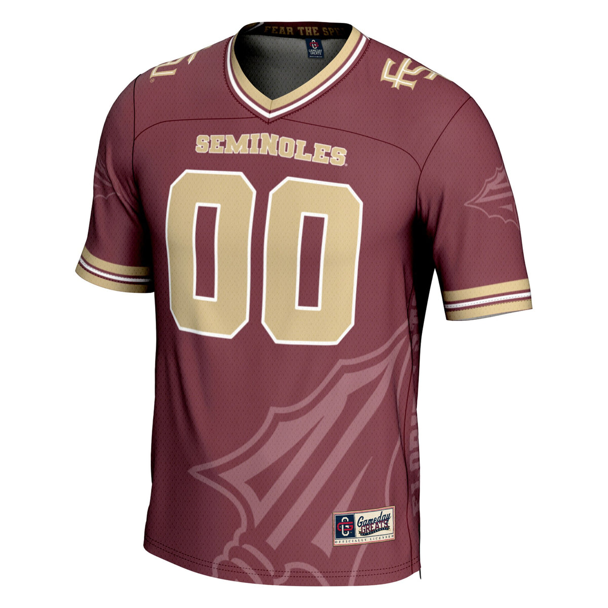 Florida State Seminoles GameDay Greats Icon Print NIL Pick-A-Player Football Jersey - Garnet