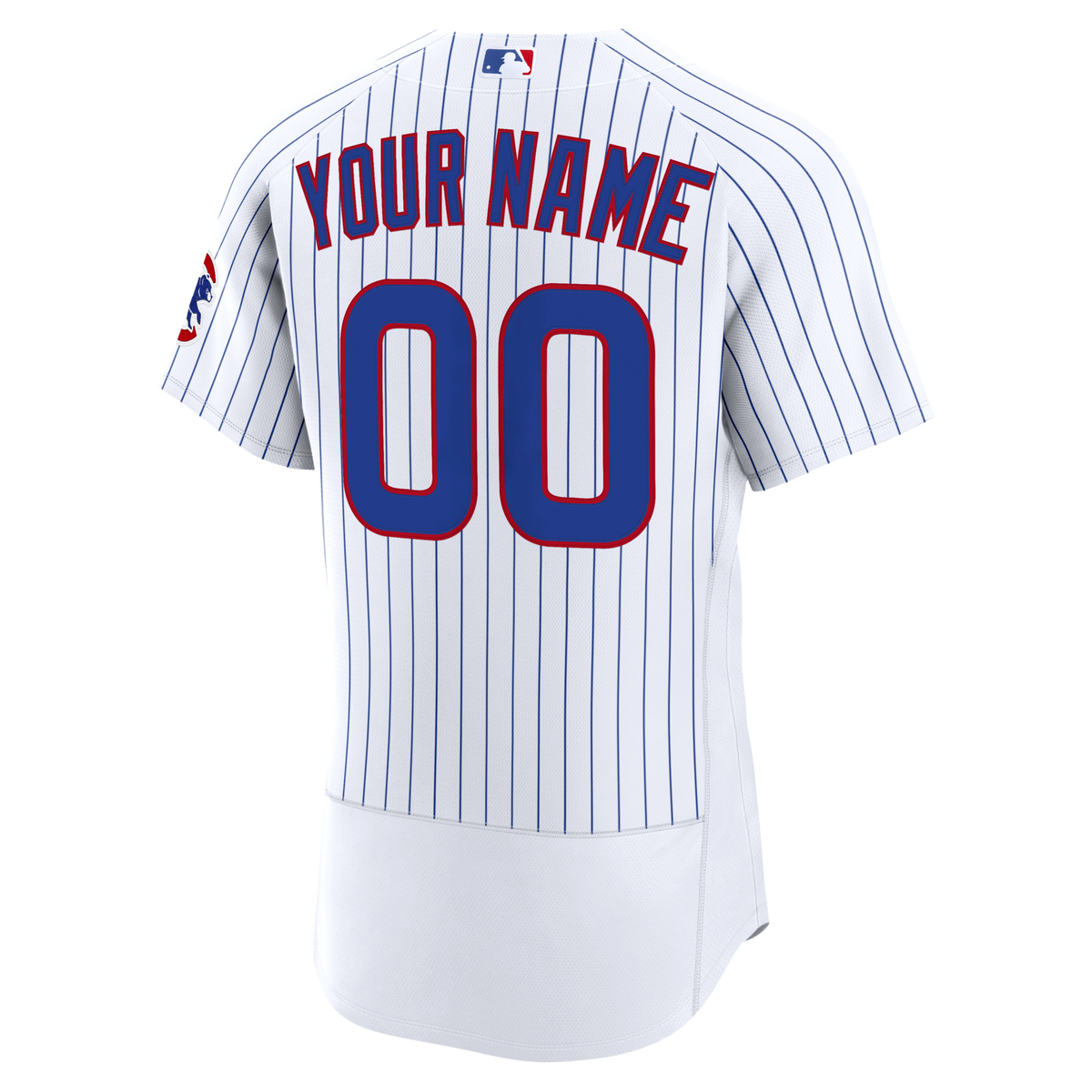 Chicago Cubs White Home Authentic Custom Jersey