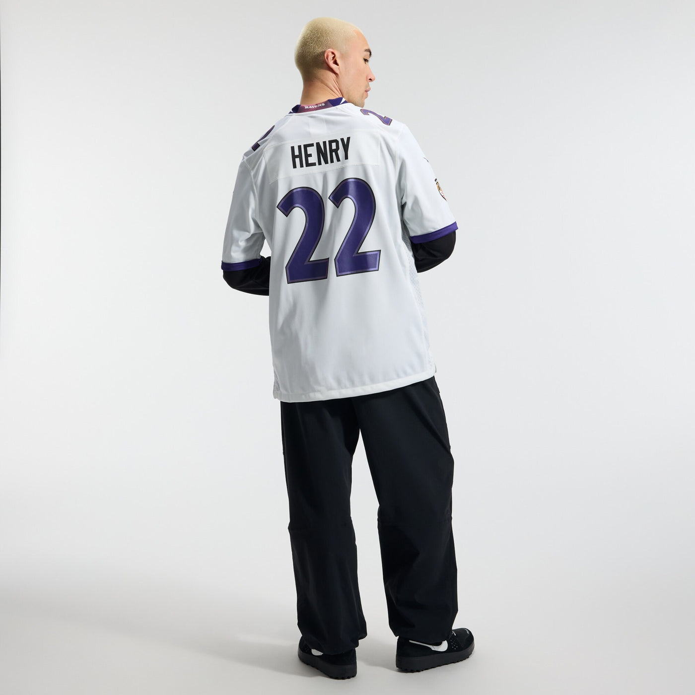 Baltimore Ravens Derrick Henry Nike White Game Jersey
