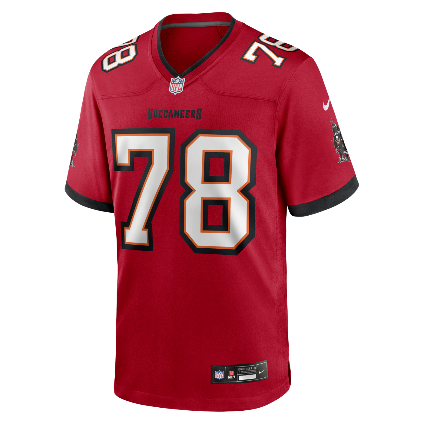 Tampa Bay Buccaneers Tristan Wirfs Nike Red Game Jersey