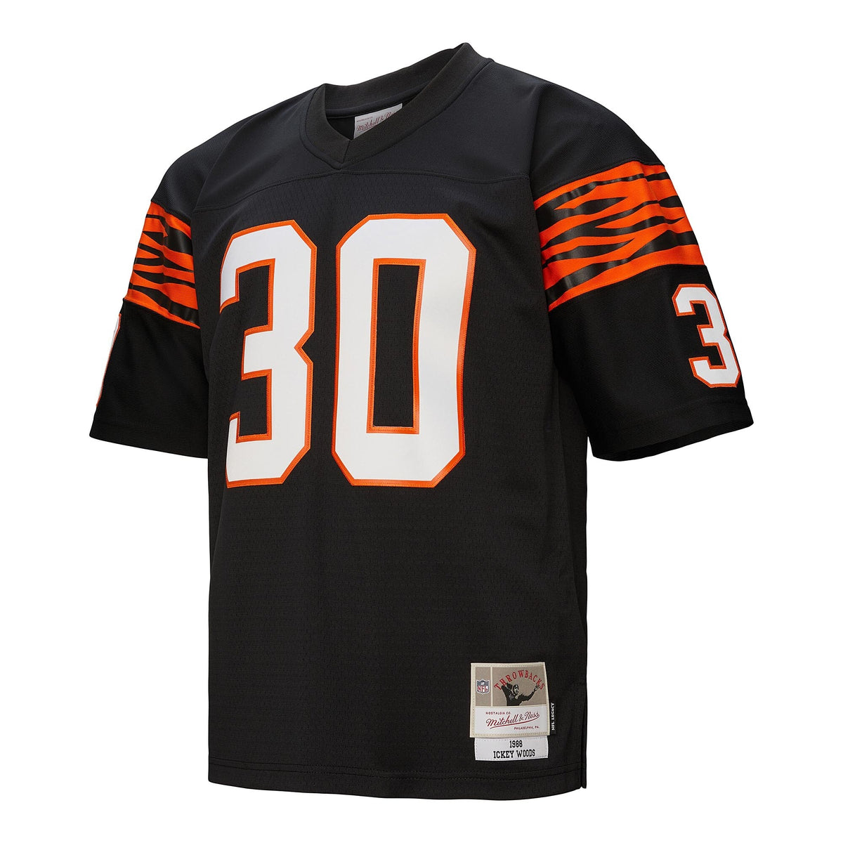 Cincinnati Bengals Ickey Woods Mitchell & Ness Black 1988 Legacy Replica Jersey
