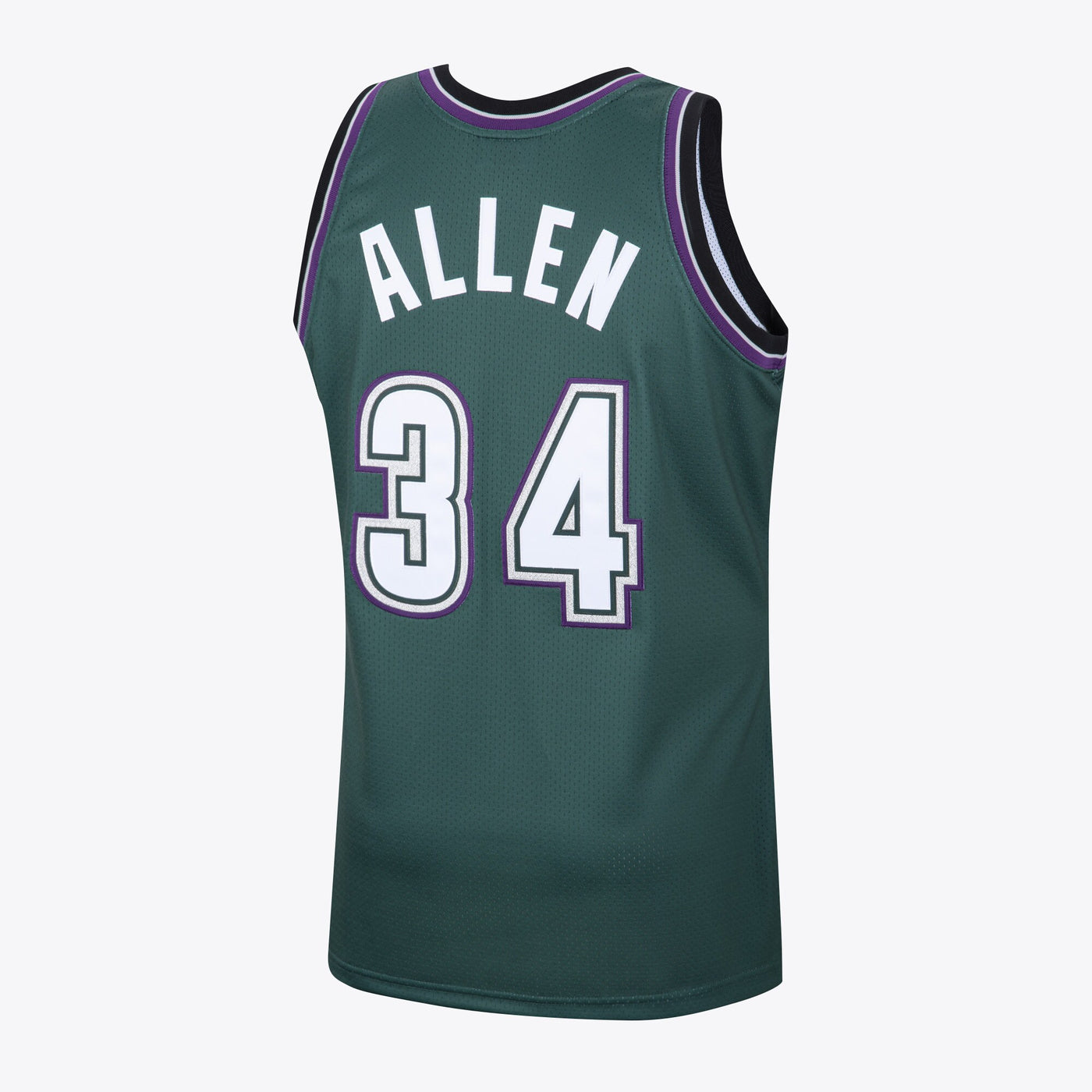 Milwaukee Bucks Ray Allen 1996 Hardwood Classics Alternate Swingman Jersey By Mitchell & Ness - Dark Green -