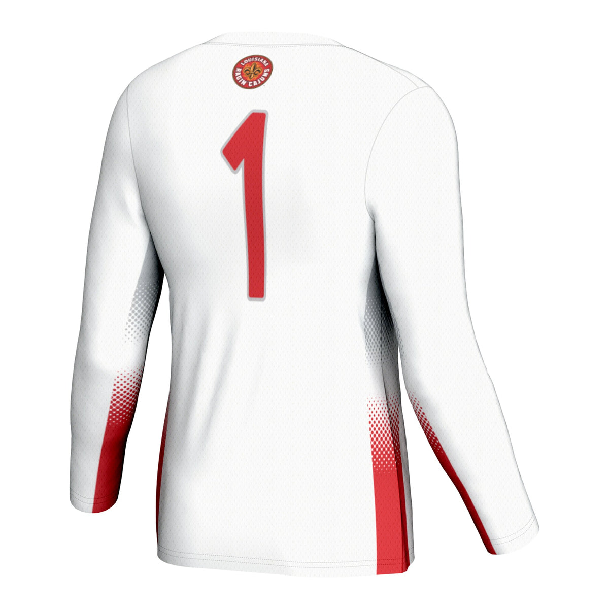 #1 Louisiana Ragin' Cajuns GameDay Greats Lightweight Volleyball Jersey - White