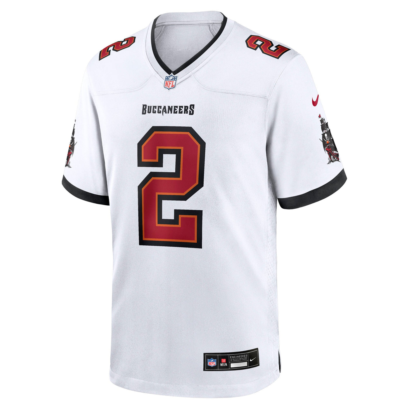 Tampa Bay Buccaneers Emeka Egbuka Nike White Game Jersey