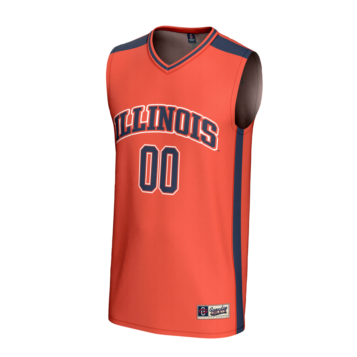 Illinois Fighting Illini GameDay Greats NIL Pick-A-Player Lightweight Basketball Fashion Jersey - Orange
