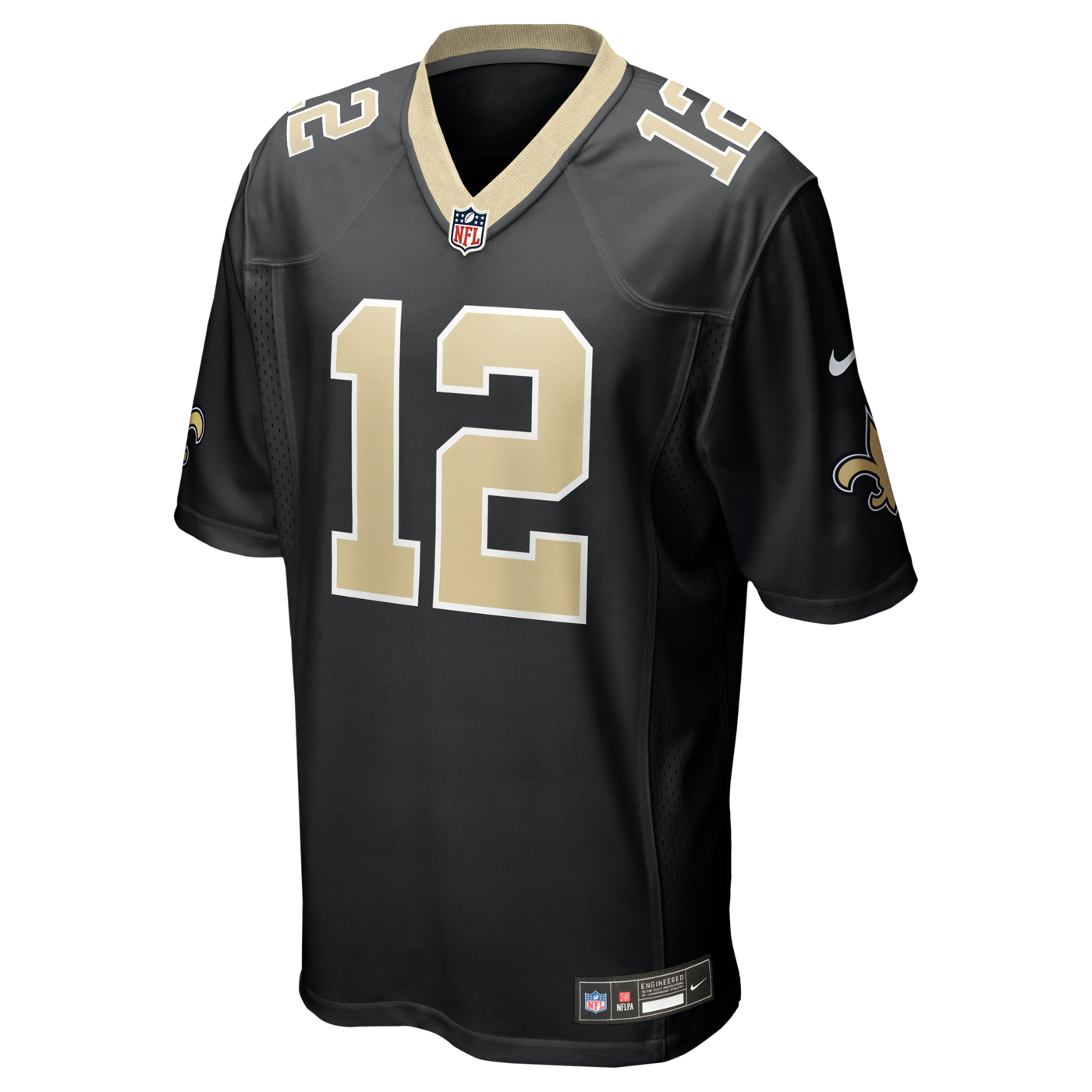 New Orleans Saints Chris Olave Nike Black Player Game Jersey