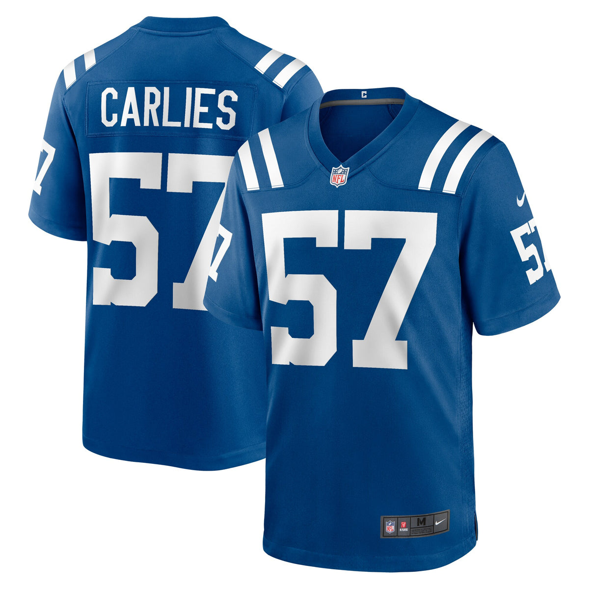 Indianapolis Colts Jaylon Carlies Royal Game Jersey