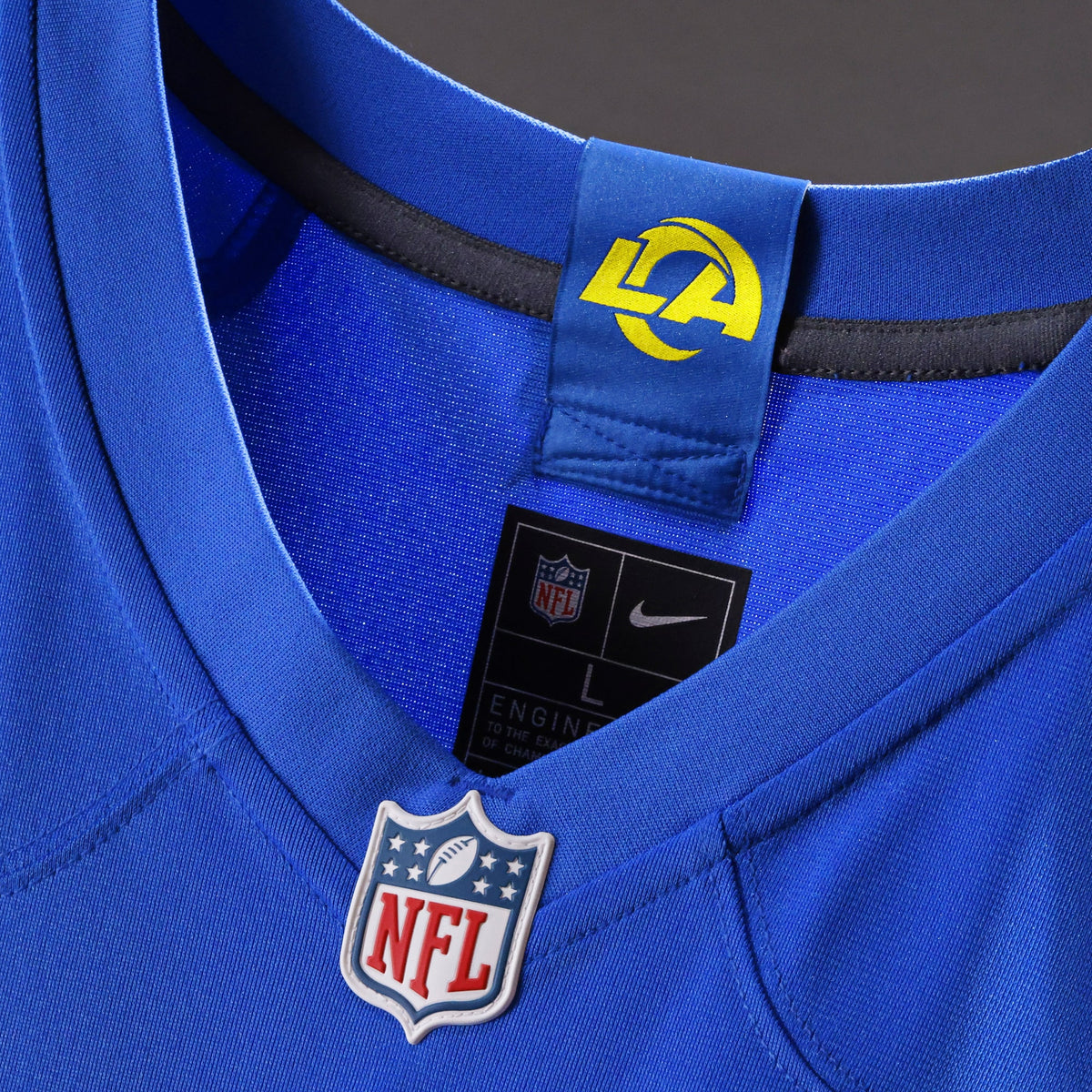 Los Angeles Rams Royal Custom Game Jersey