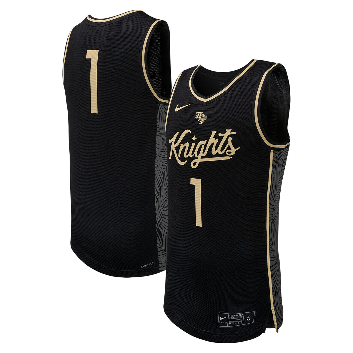 #1 UCF Knights Replica Basketball Jersey - Black