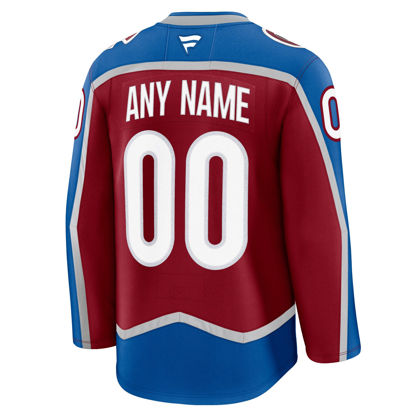 Colorado Avalanche Fanatics Burgundy Home Premium Custom Jersey