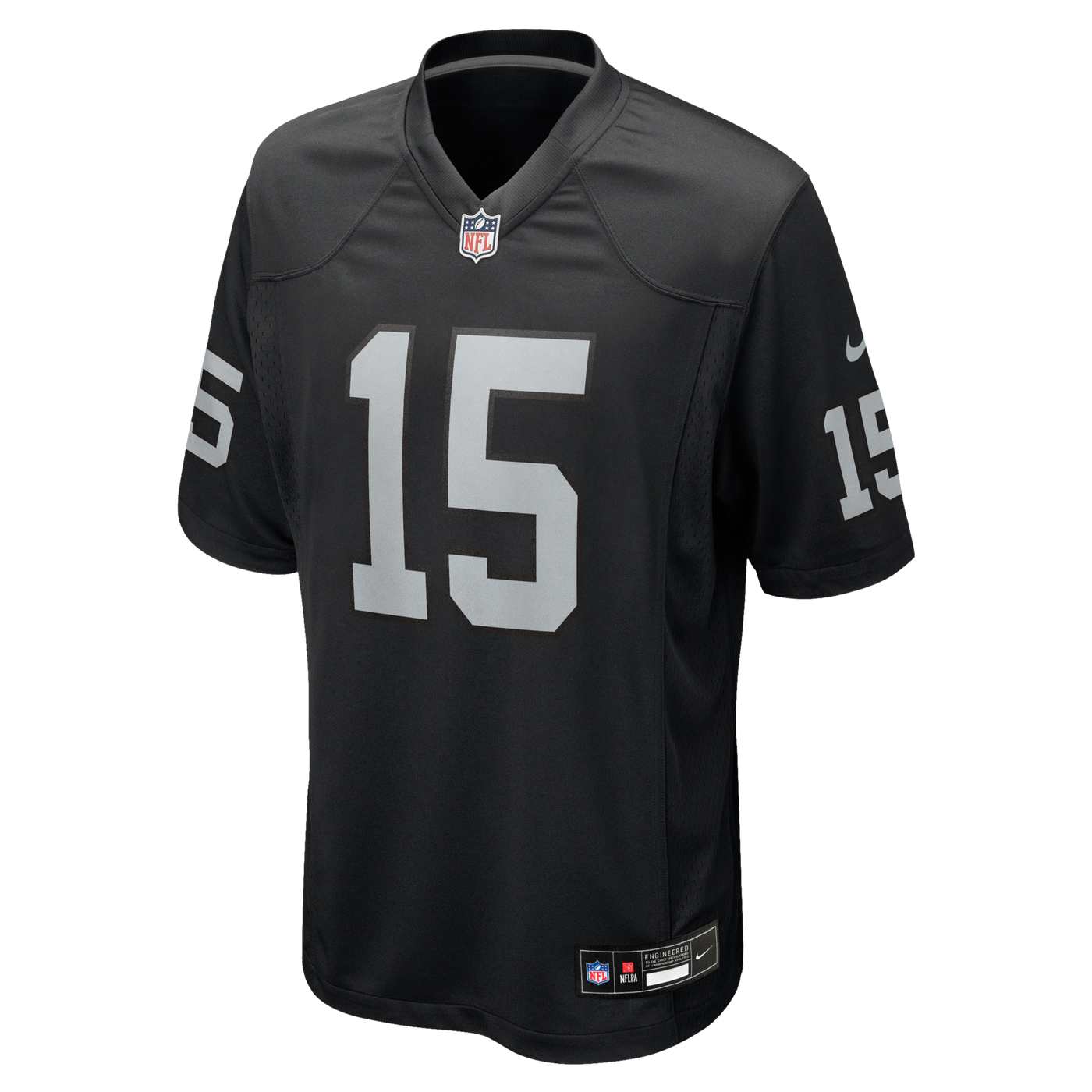 Las Vegas Raiders Fernando Mendoza Nike Black 2026 NFL Draft First Round Pick No. 1 Team Game Jersey