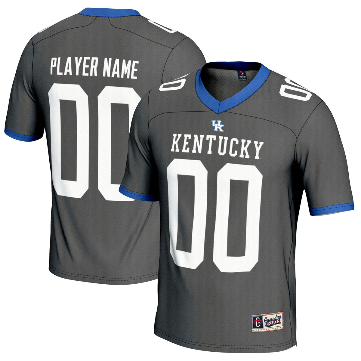 Kentucky Wildcats GameDay Greats NIL Pick-A-Player Football Jersey - Charcoal