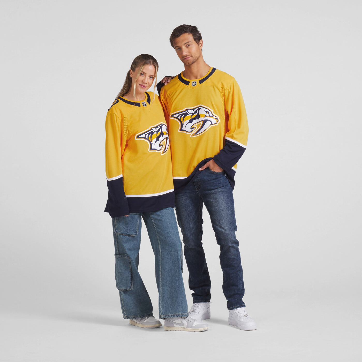 Nashville Predators Fanatics Yellow Home Premium Jersey