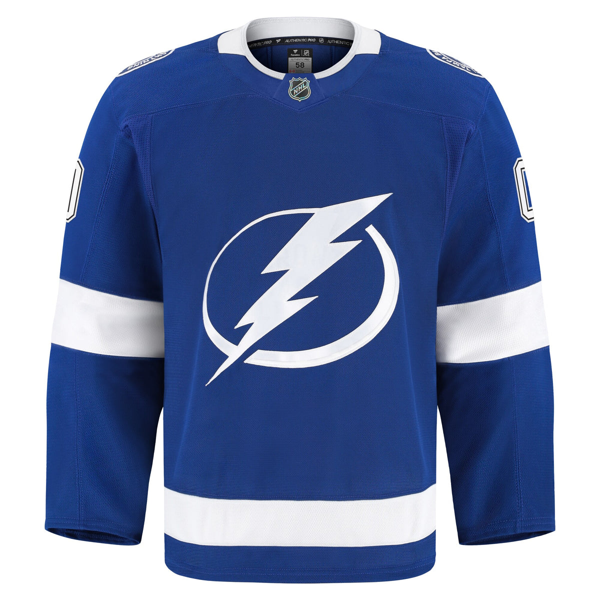 Tampa Bay Lightning Fanatics Blue Home Authentic Pro Custom Jersey