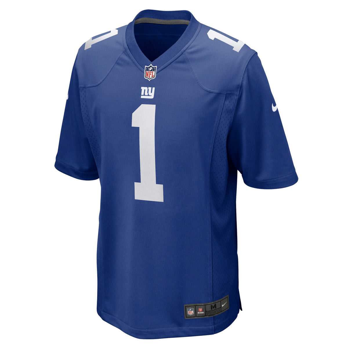 New York Giants Number 1 Dad Royal Game Jersey