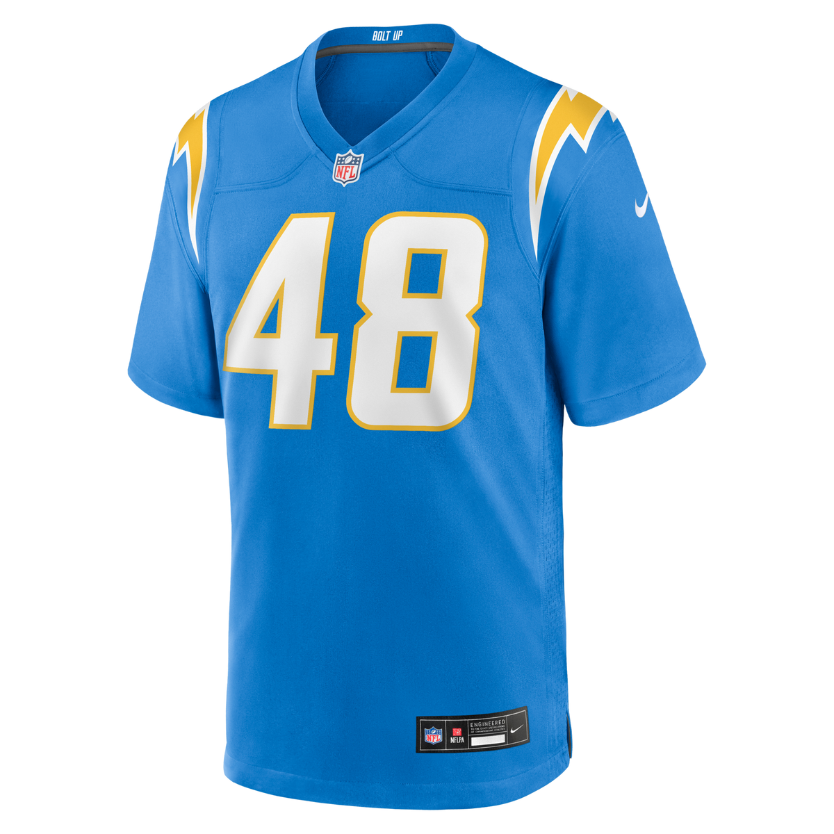 Los Angeles Chargers Bud Dupree Powder Blue Team Game Jersey
