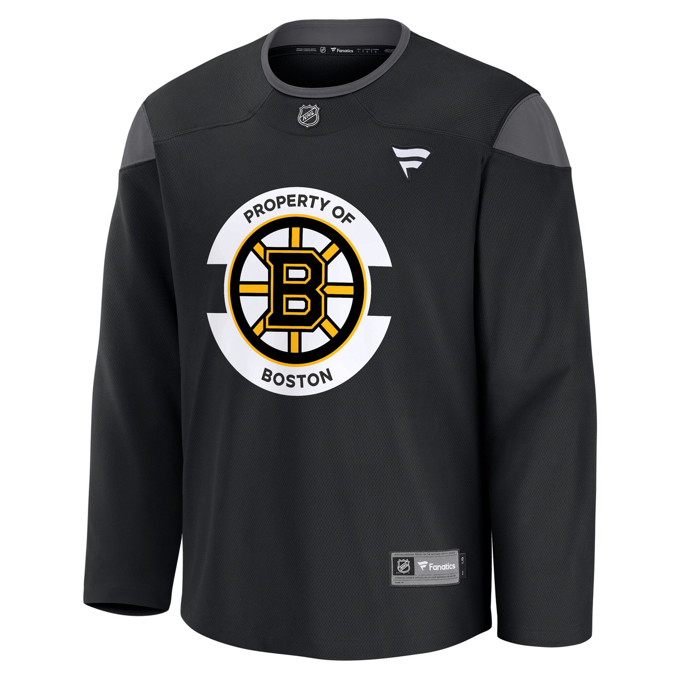Boston Bruins Fanatics Black Practice Jersey