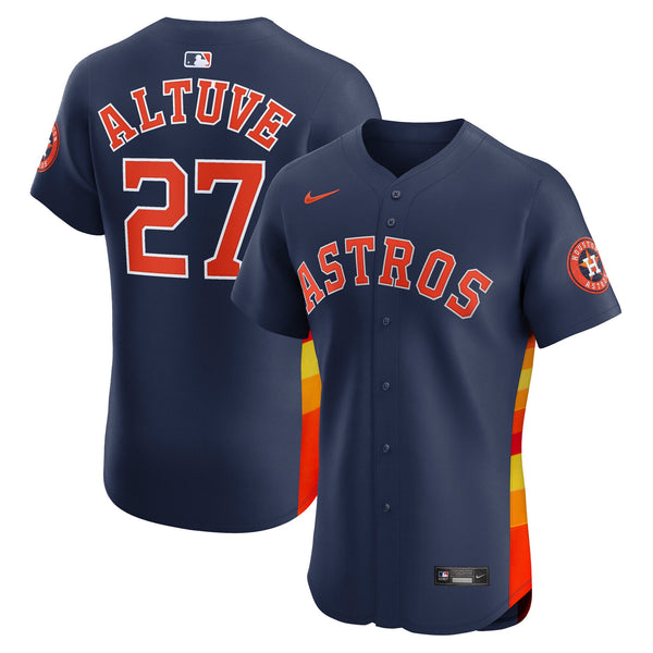 Houston Astros Jose Altuve Navy Alternate 2 Elite Player Jersey