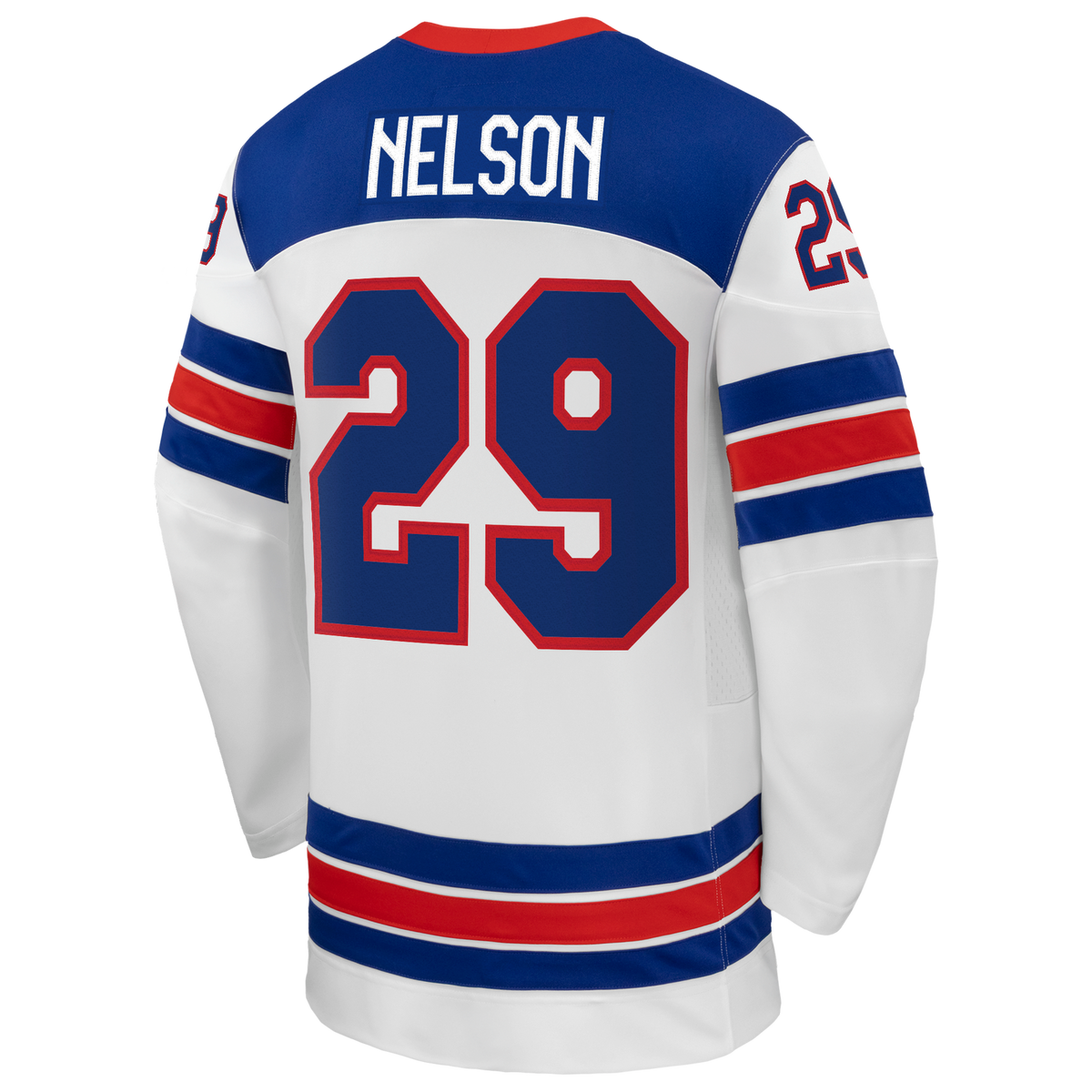 US Hockey Brock Nelson White 2026 Away Replica Jersey