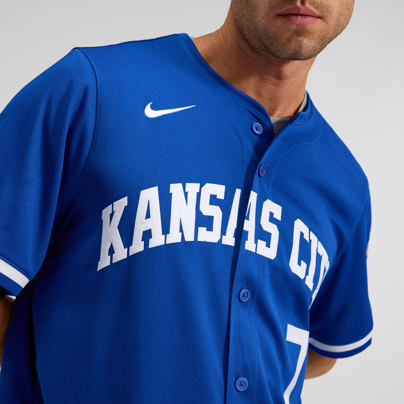 Kansas City Royals Bobby Witt Jr. Nike Royal Alternate 2 Limited Player Jersey