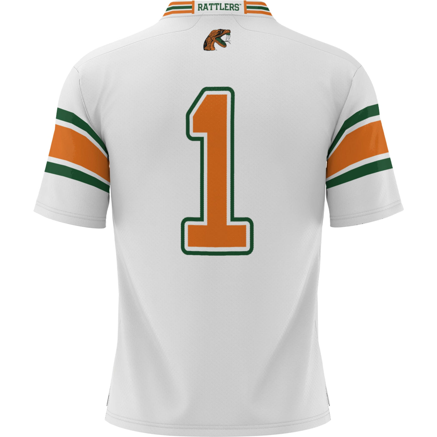 GameDay Greats #1 White Florida A&M Rattlers Football Jersey