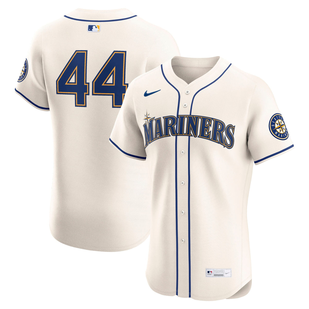Seattle Mariners Julio Rodríguez Cream Alternate 2 Elite Player Jersey