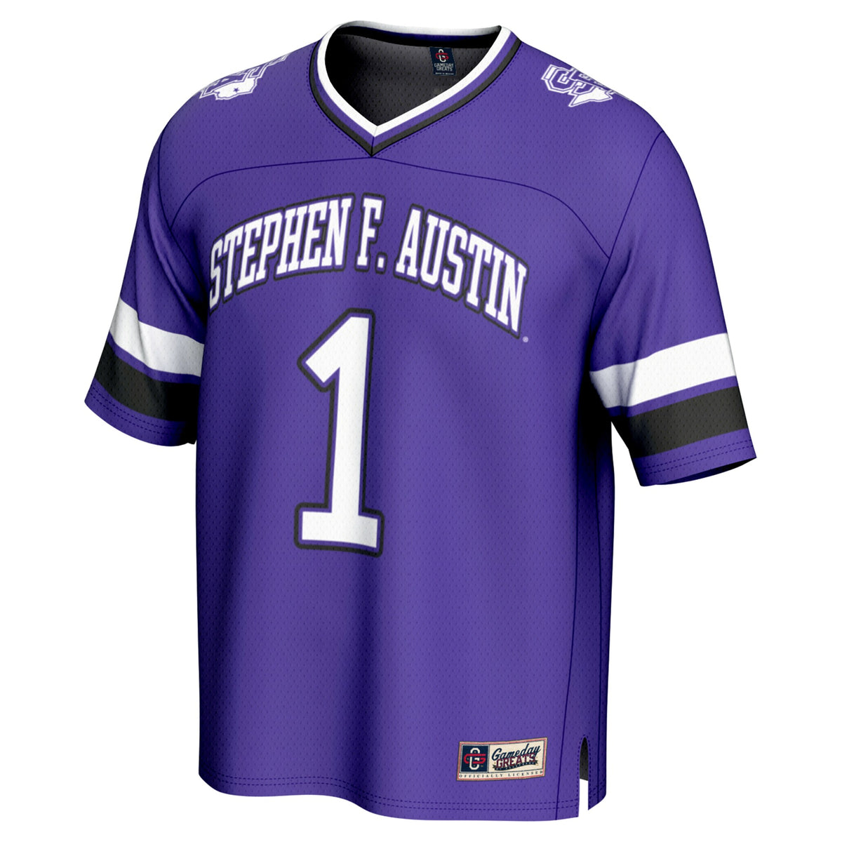 #1 Stephen F Austin Lumberjacks GameDay Greats Lightweight Collegiate Football Fashion Jersey - Purple