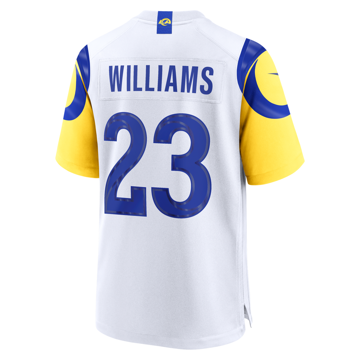 Los Angeles Rams Kyren Williams White White Game Player Jersey