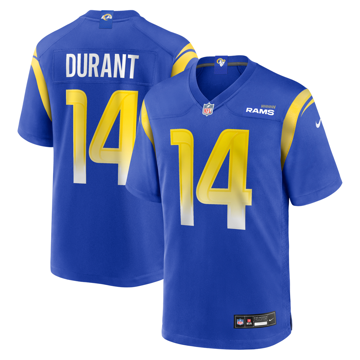 Los Angeles Rams Cobie Durant Royal Game Player Jersey