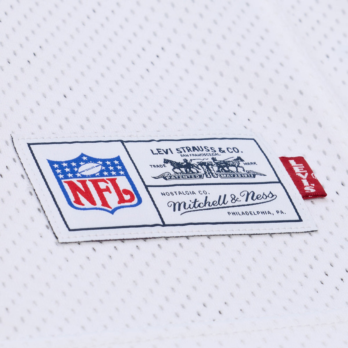 San Francisco 49ers Joe Montana Mitchell & Ness x Levi's White Legacy Jersey