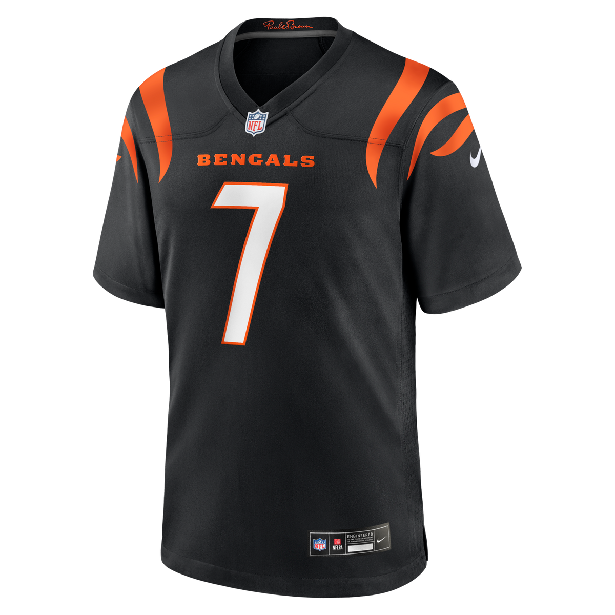 Cincinnati Bengals Boomer Esiason Black Retired Player Jersey