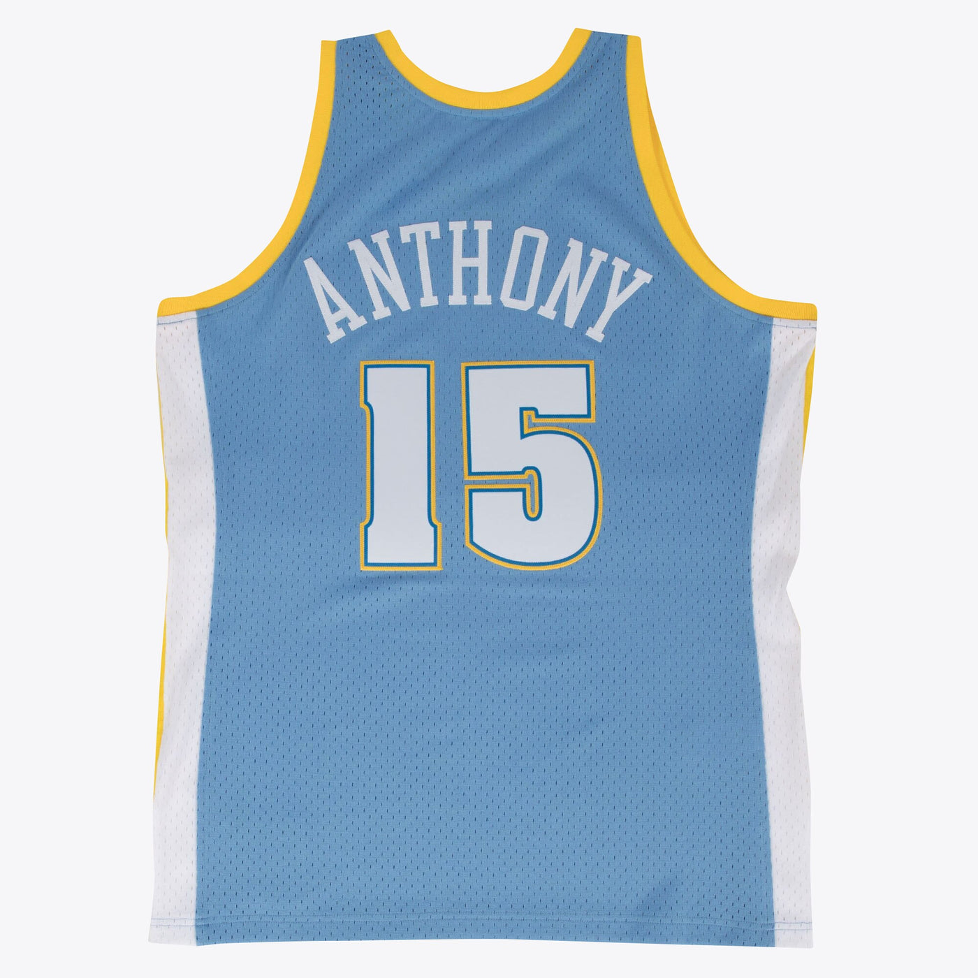 Denver Nuggets Carmelo Anthony 2003-04 Hardwood Classics Road Swingman Jersey By Mitchell & Ness - Blue -