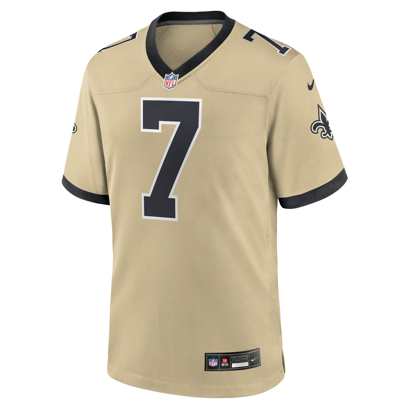 New Orleans Saints Taysom Hill Nike Gold Gameday Golds Alternate Game Player Jersey
