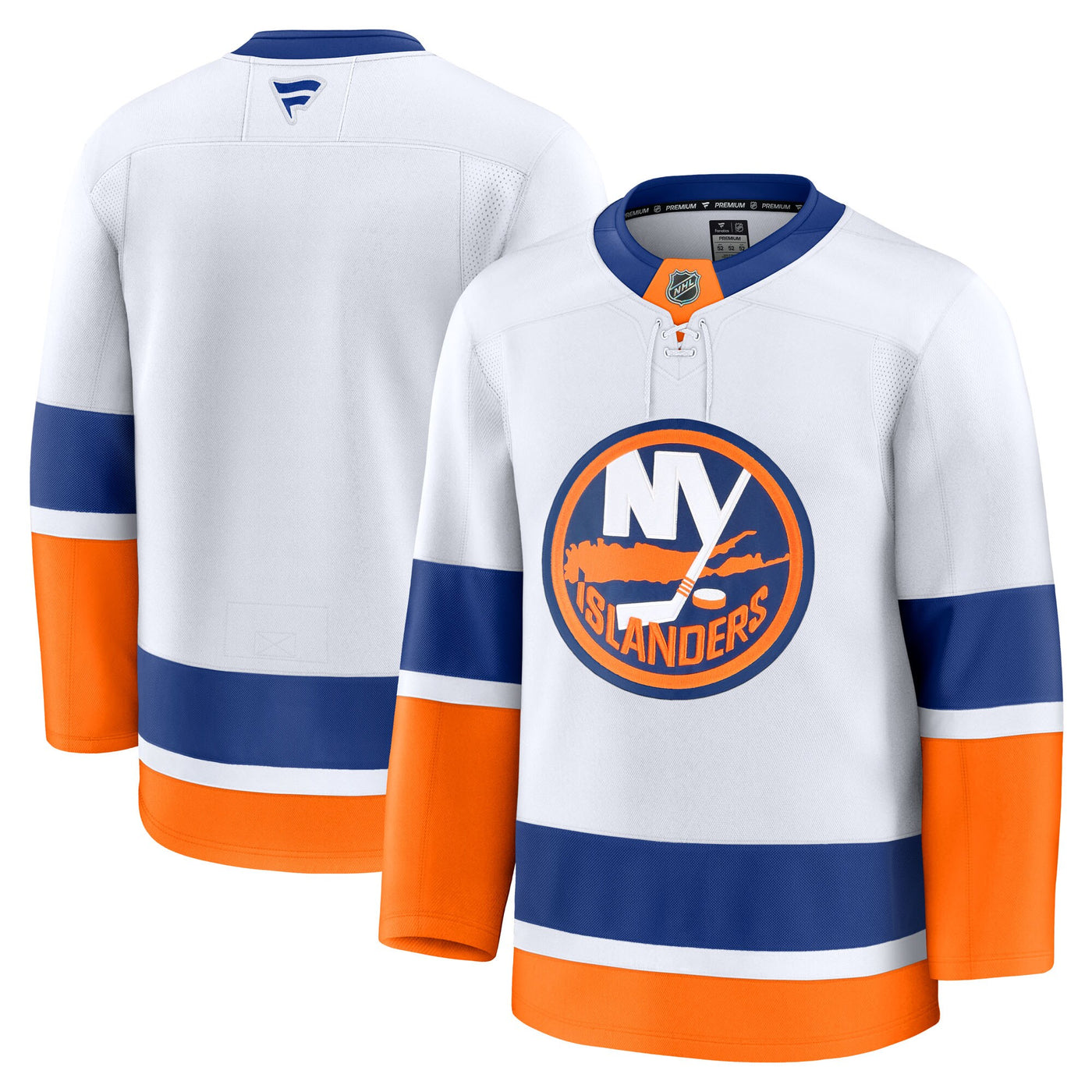 New York Islanders Fanatics White Away Premium Jersey