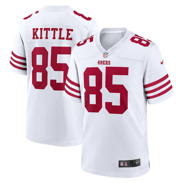 San Francisco 49ers George Kittle Nike White Player Game Jersey