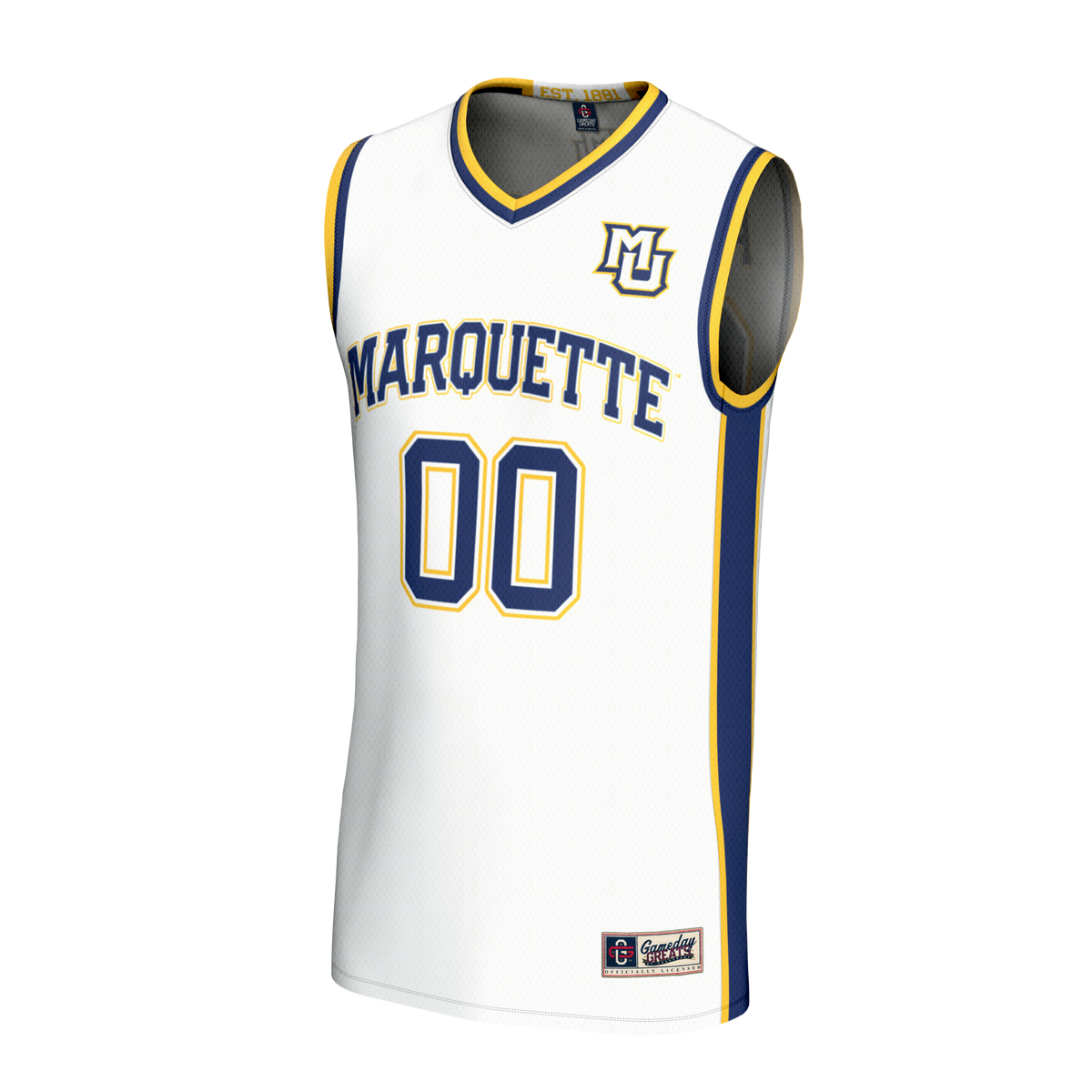 Marquette Golden Eagles GameDay Greats Lightweight Collegiate Basketball NIL Pick-A-Player Fashion Jersey - White