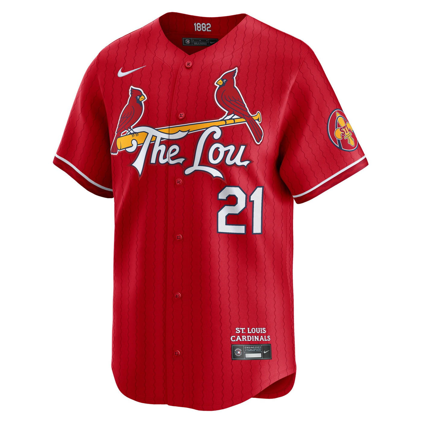 St. Louis Cardinals Lars Nootbaar Nike Red City Connect Limited Player Jersey