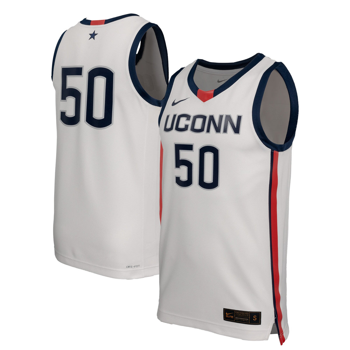 UConn Huskies Replica Basketball Jersey - White