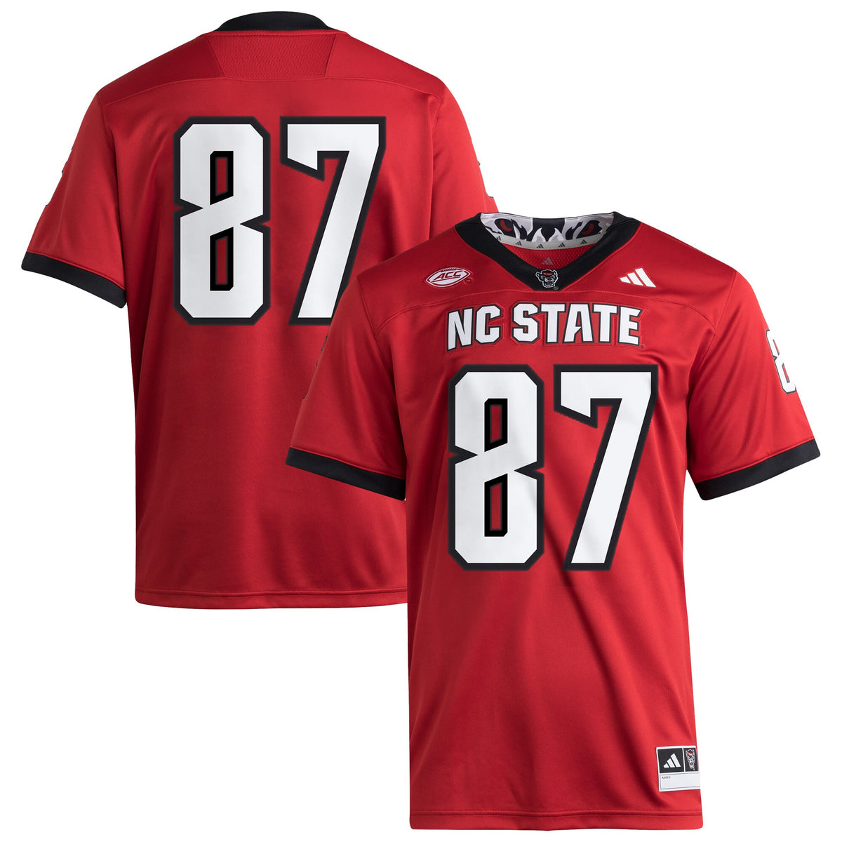 #87 NC State Wolfpack Premier Jersey - Red