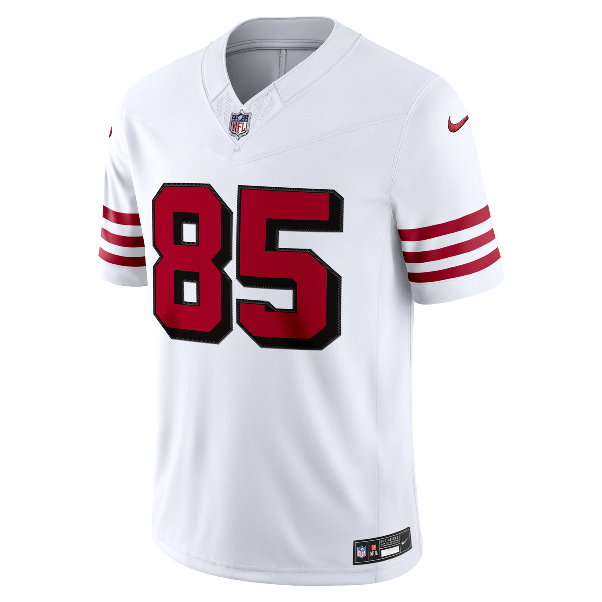 San Francisco 49ers George Kittle White Alternate Vapor F.U.S.E. Stitched Limited Jersey