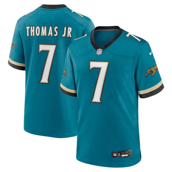 Jacksonville Jaguars Brian Thomas Jr. Nike Teal Alternate Game Jersey