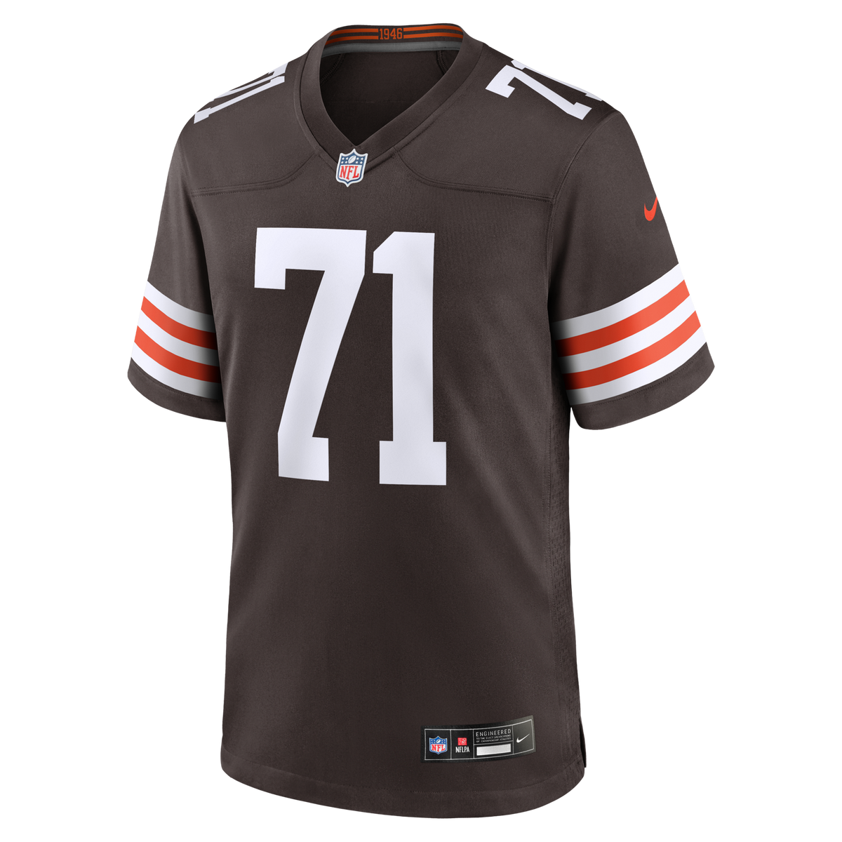 Cleveland Browns Cornelius Lucas Brown Team Game Jersey