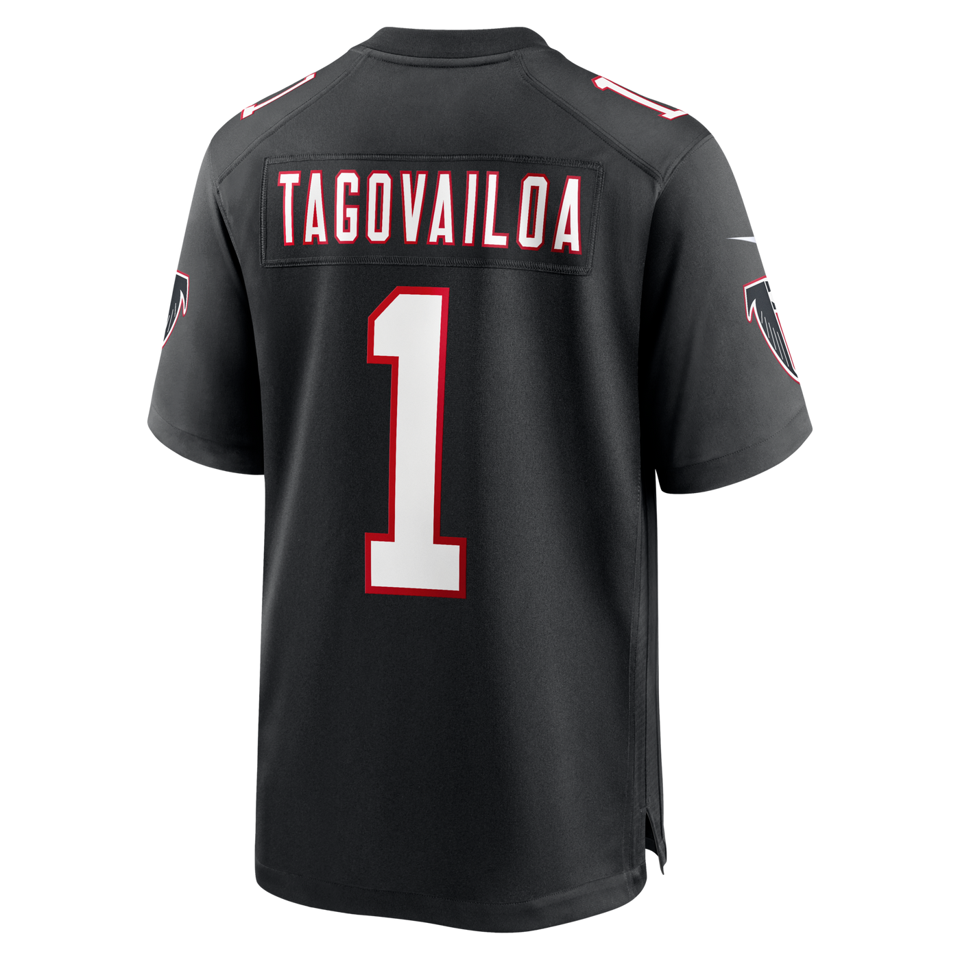 Atlanta Falcons Tua Tagovailoa Nike Black Alternate Game Jersey