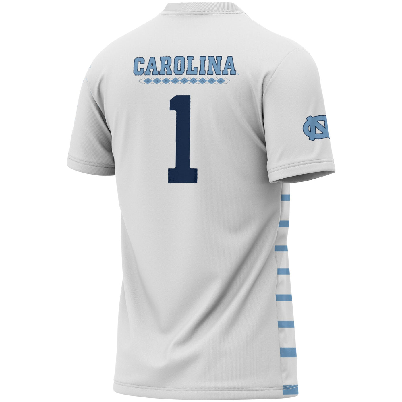 GameDay Greats #1 White North Carolina Tar Heels Lightweight Soccer Fashion Jersey