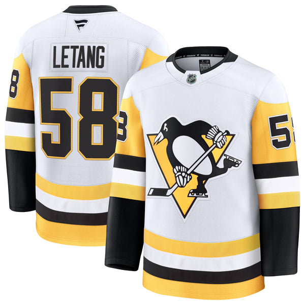 Pittsburgh Penguins Kris Letang Fanatics White Premium Jersey